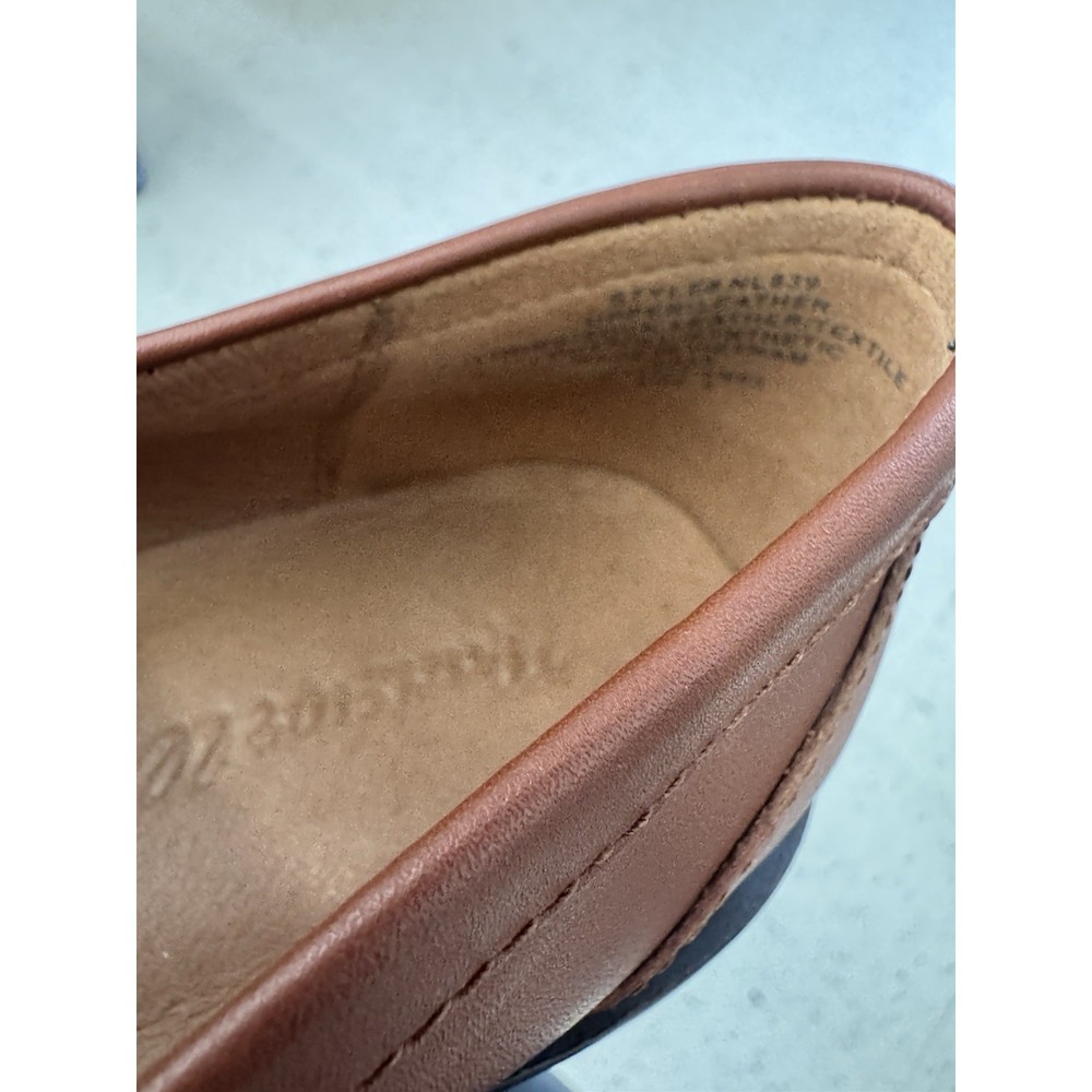 Madewell Vernon Penny Loafers Dried Maple Leather Women's Size 9 Preppy - Picture 4 of 8
